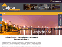 Tablet Screenshot of gujarattourismonline.com
